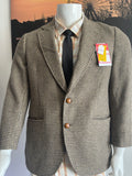 Racquet 100% Wool Houndstooth Blazer