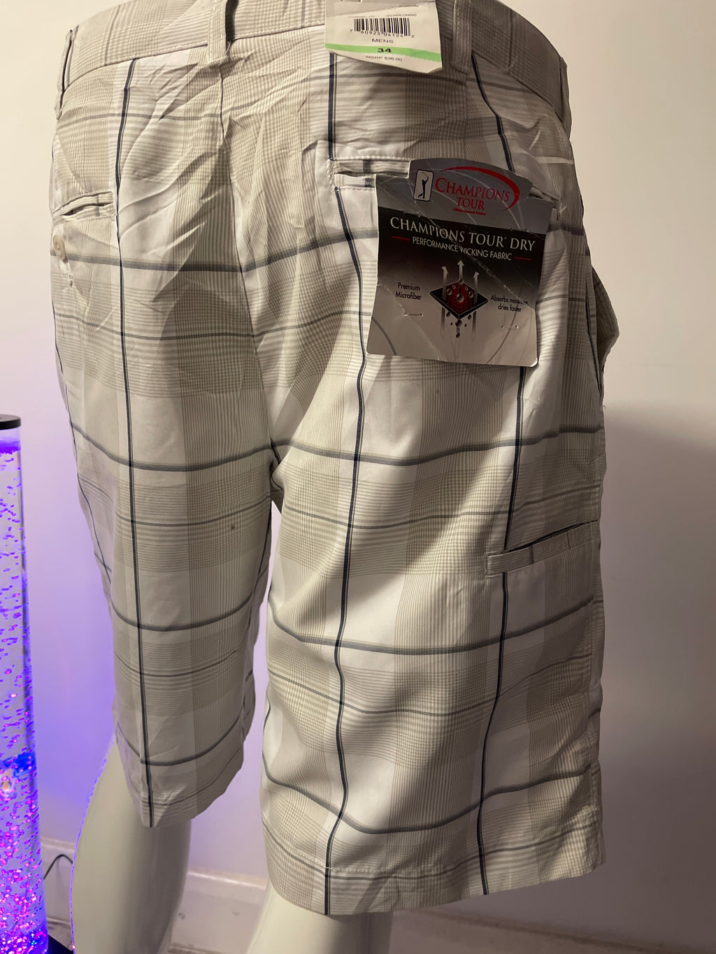 👉 Men’s Checked Shorts – Lightweight Summer Golf Style | Comfortable Fit