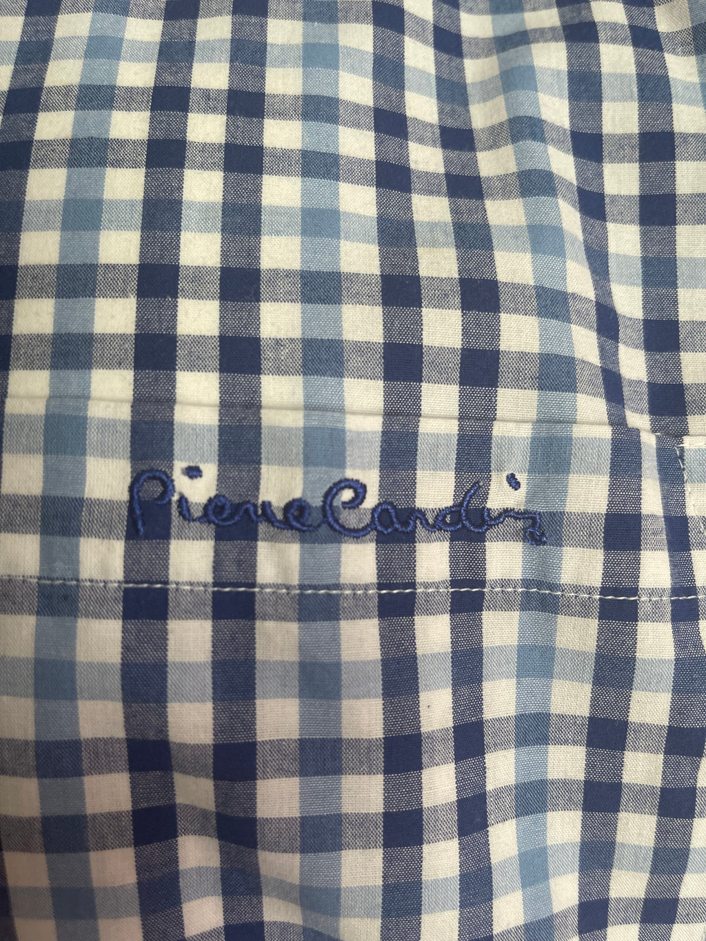 Pierre Cardin Men's Short Sleeve Checked Shirt – XXL