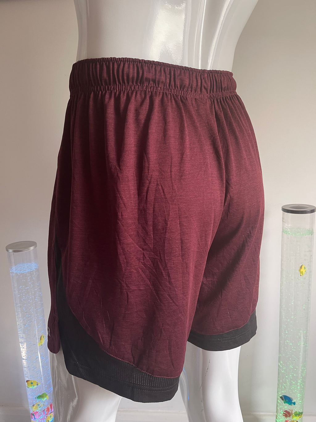 Russell Athletic FreshForce Men's Performance Shorts Burgundy Size L
