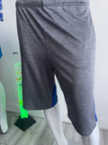 Under Armour HeatGear Grey/Blue Shorts With Pockets – YXL