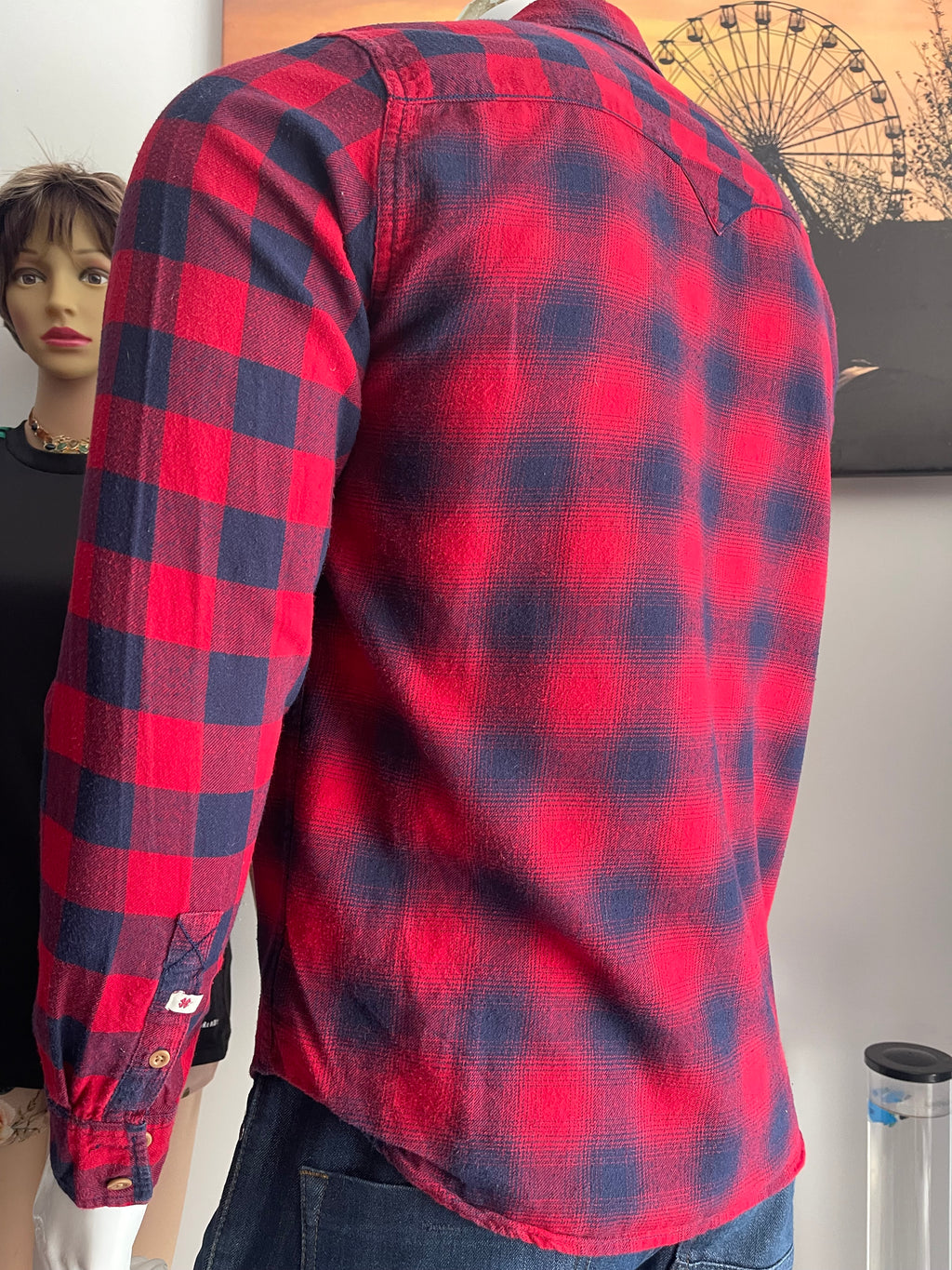Lucky Brand Men’s Checked Shirt Size M
