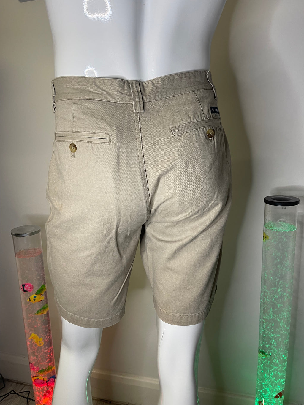CHAPS Men’s Chino Shorts W31 Beige