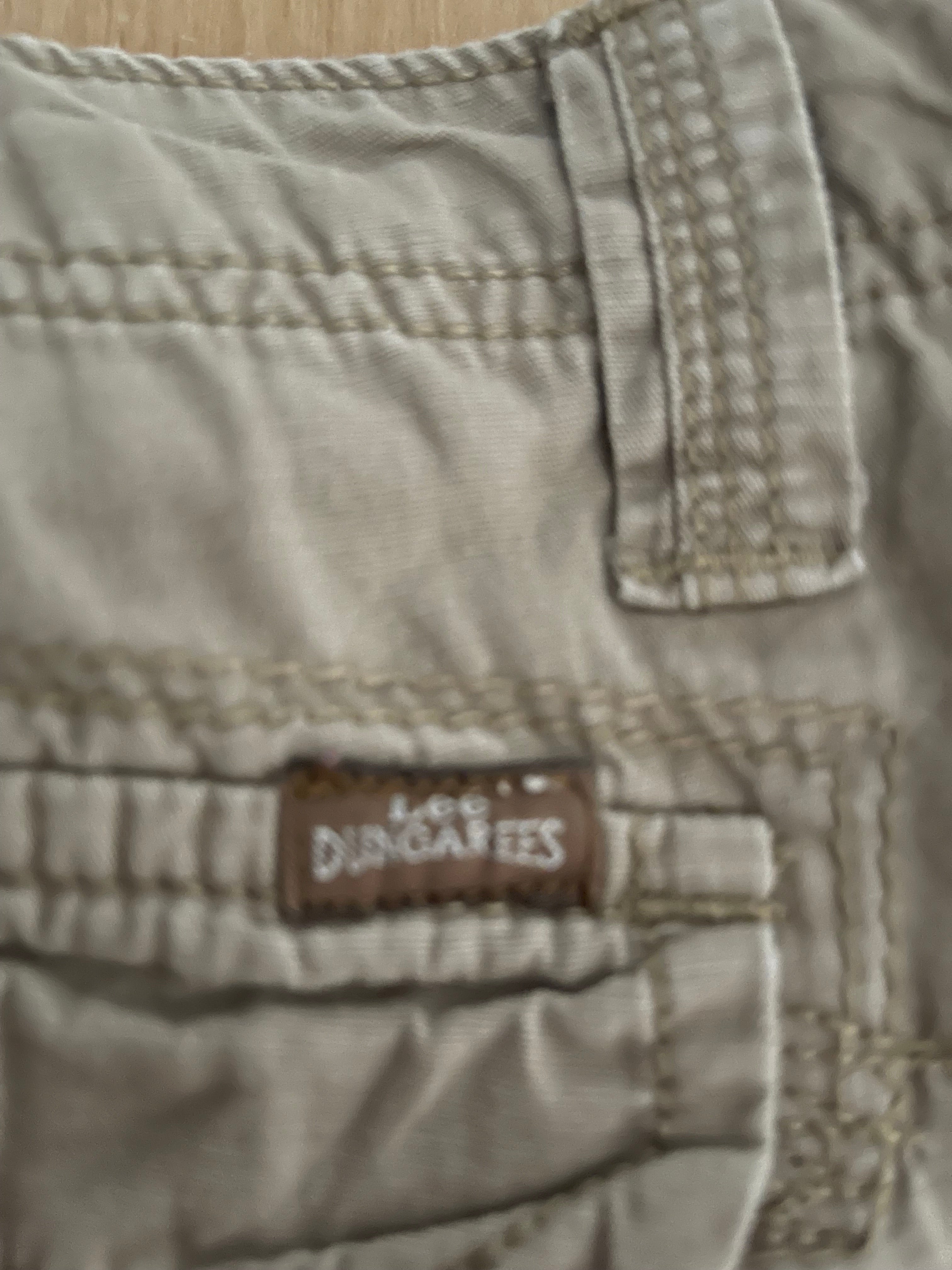 Lee Dungarees Men’s Cargo Shorts – Beige – Multi Pocket