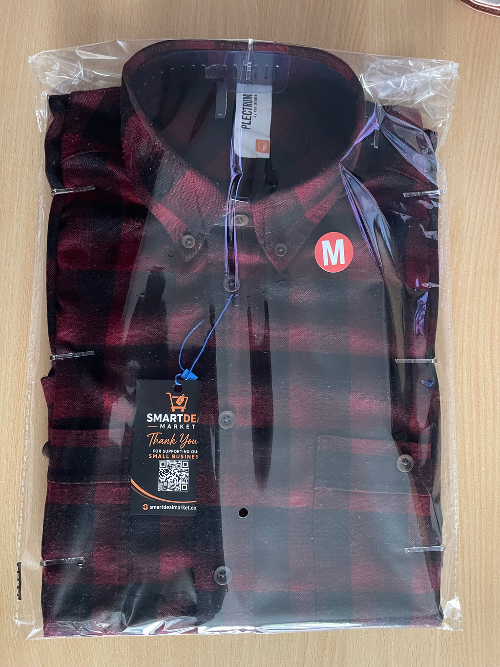 Plectrum by Ben Sherman Men’s Check Shirt Size M