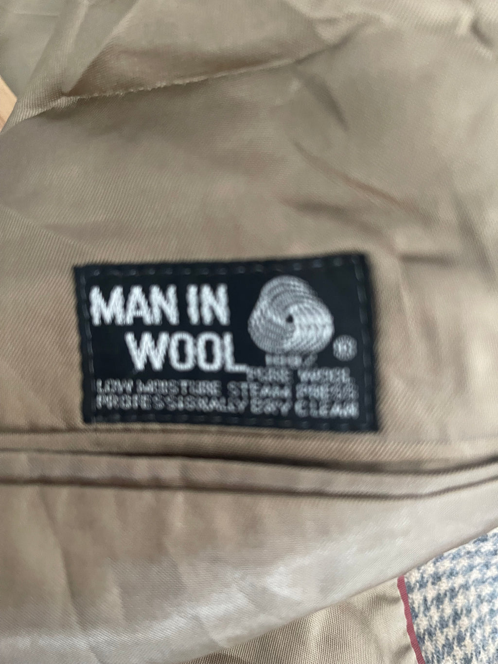 Racquet 100% Wool Houndstooth Blazer
