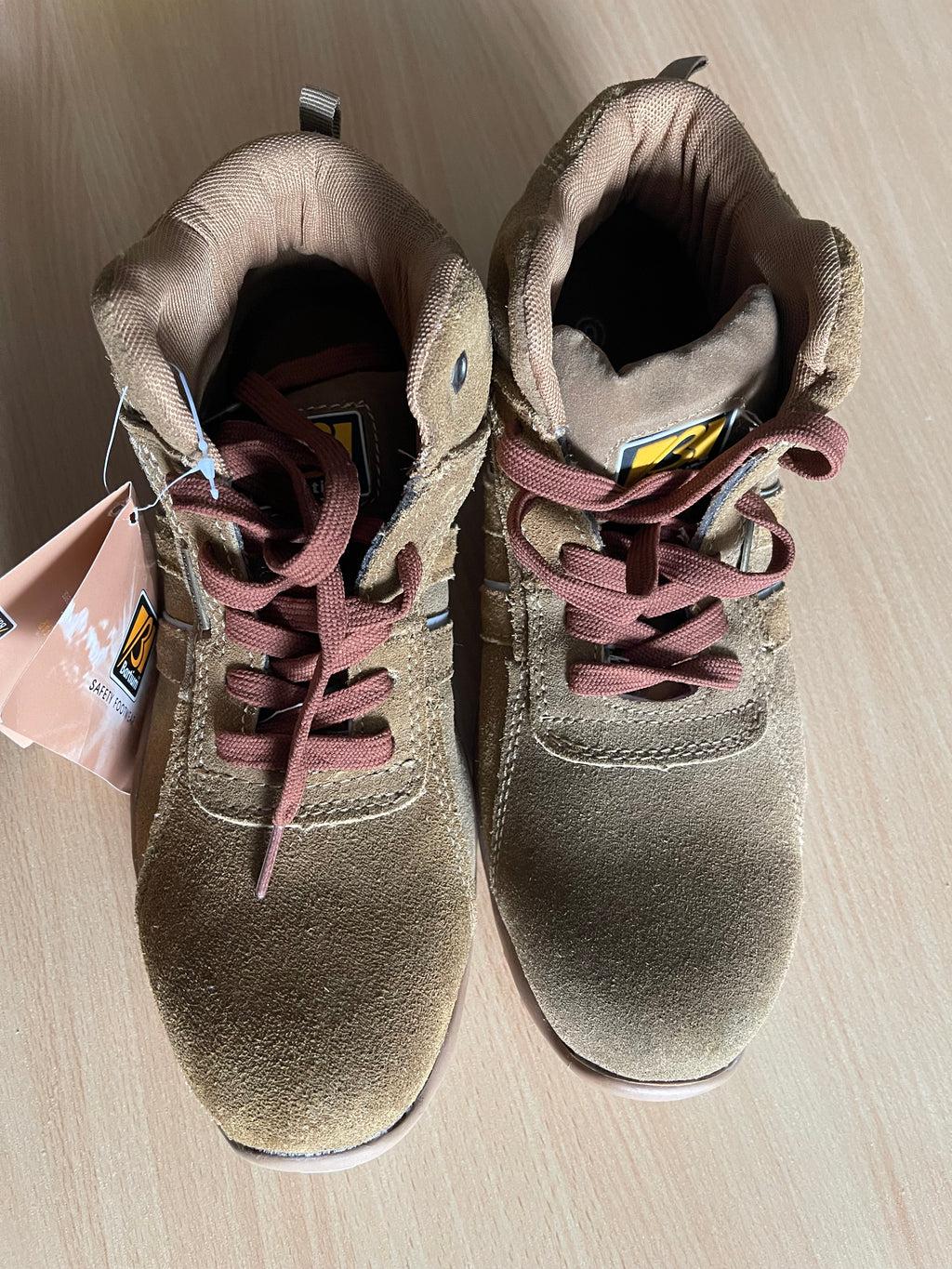 Bantium Safety Work Shoes Brown UK 9 EU 43 New