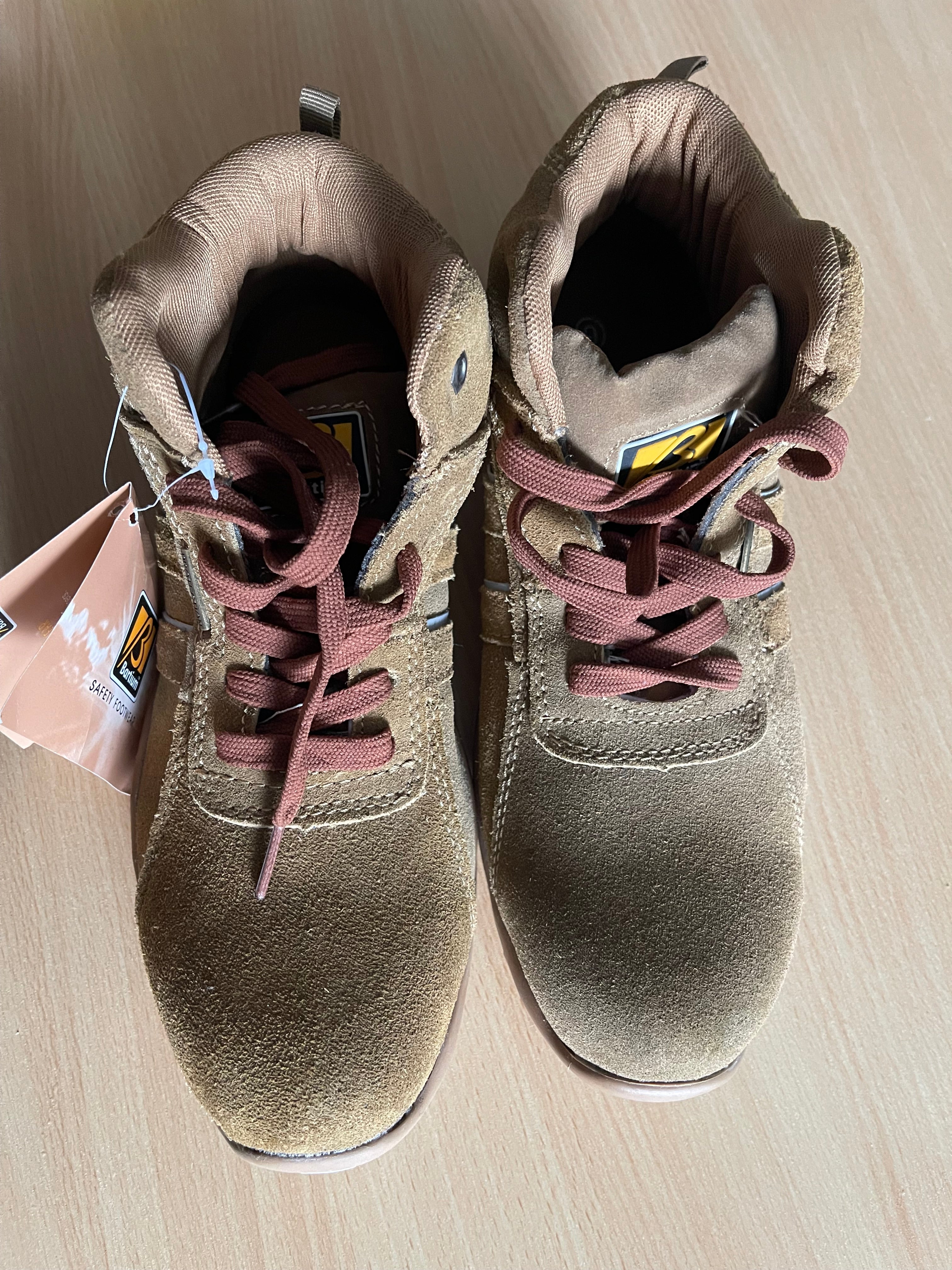 Bantium Safety Work Shoes Brown UK 9 EU 43 New