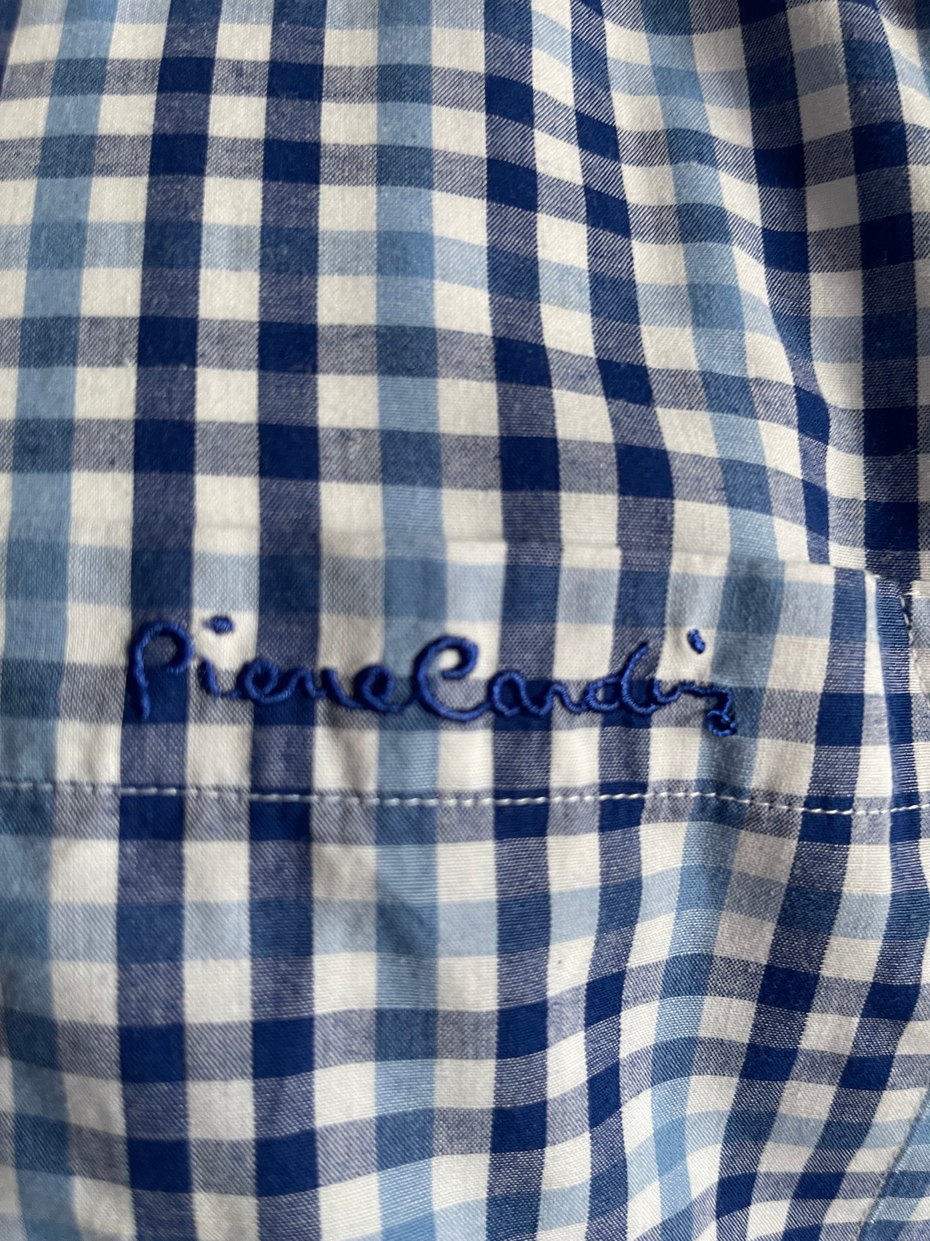 Pierre Cardin Men's Short Sleeve Check Shirt XXL