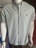 Henri Lloyd Original Fit Checked Short Sleeve Shirt XXL