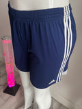 Adidas Women's Navy Sports Shorts UK 12 / EU 38
