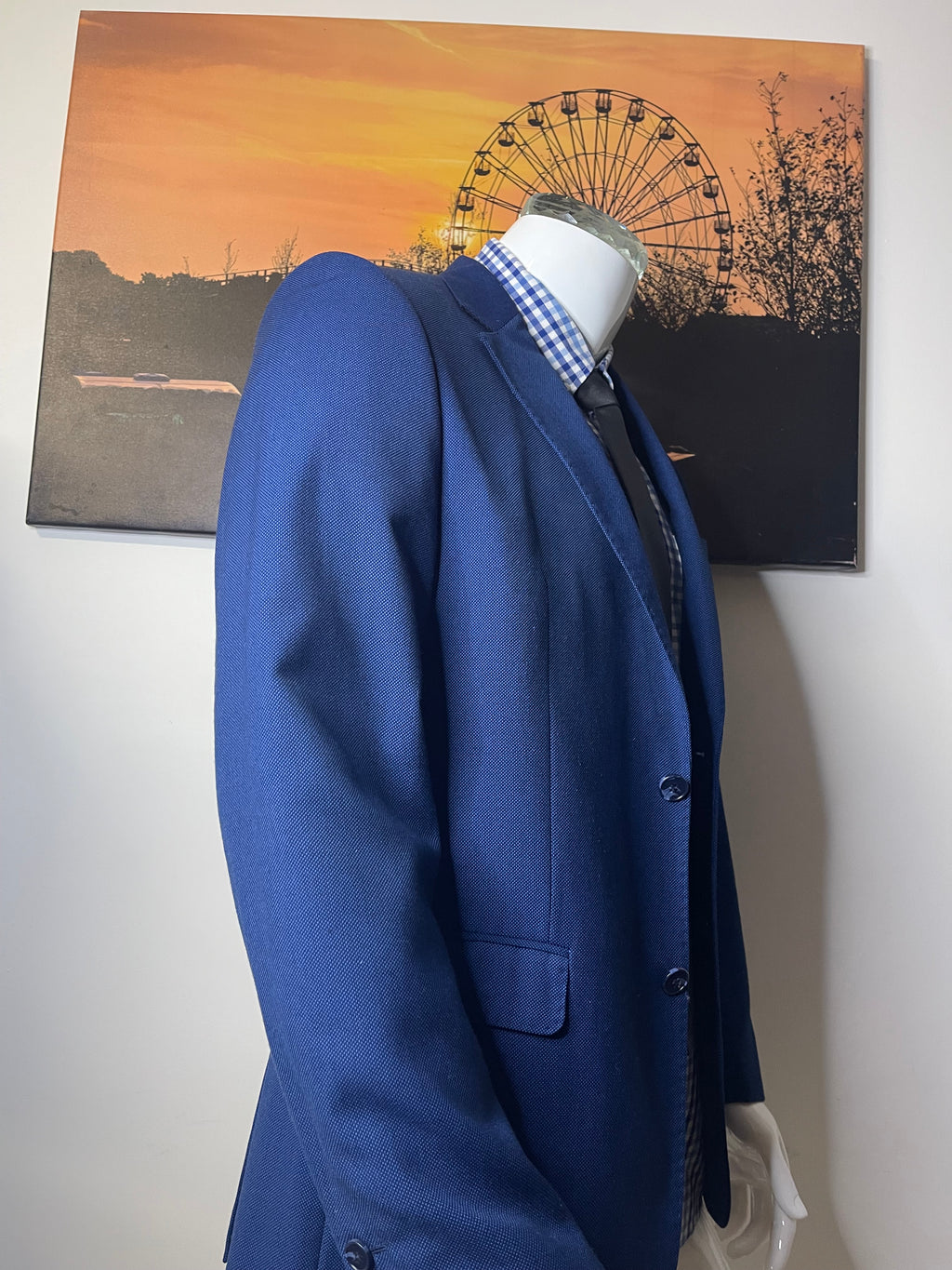 EMPORIO Men's Blue Blazer Jacket Size 52 EU / UK 42R XL Smart Formal