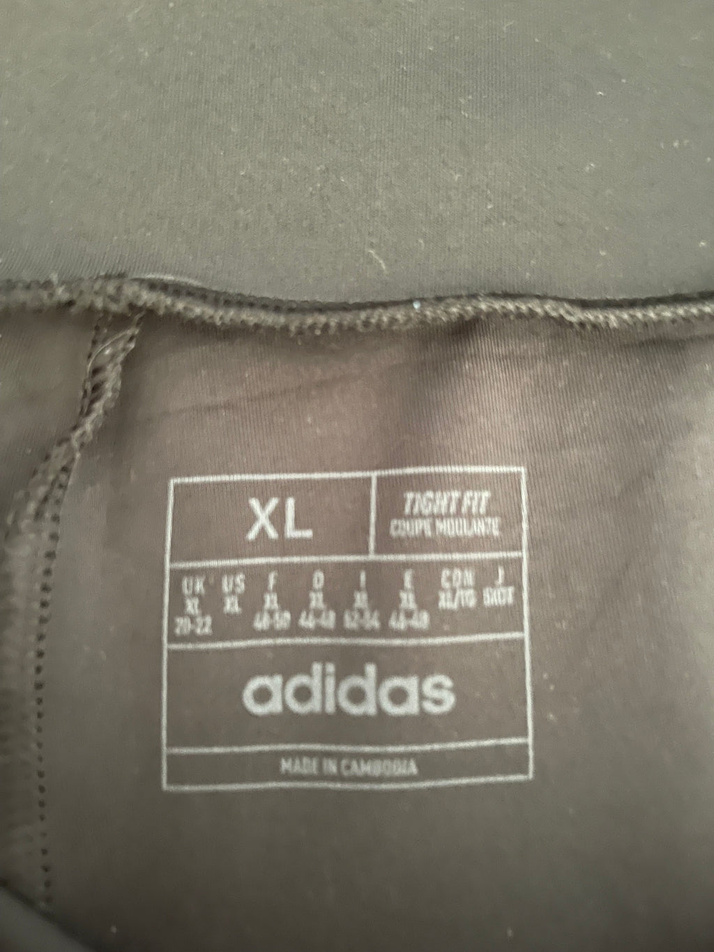 Adidas Women’s High Waist Cycling Shorts Black Size XL