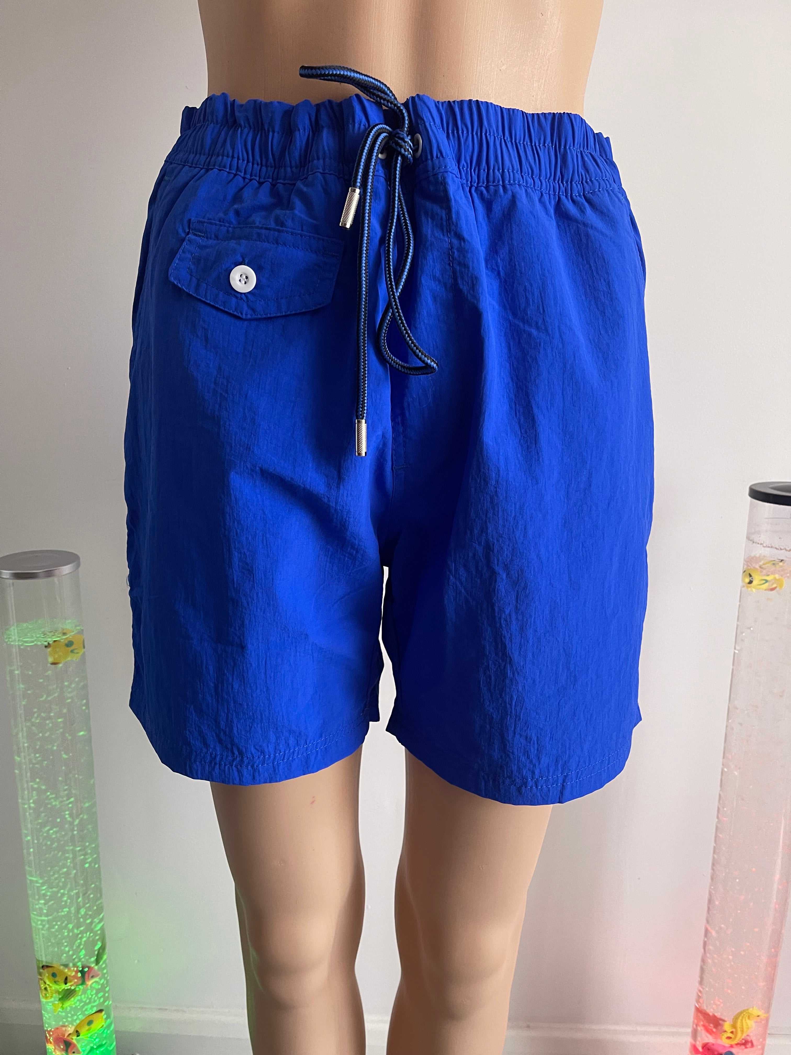 Women’s D Project Swim Shorts Size L – Blue – New With Tags