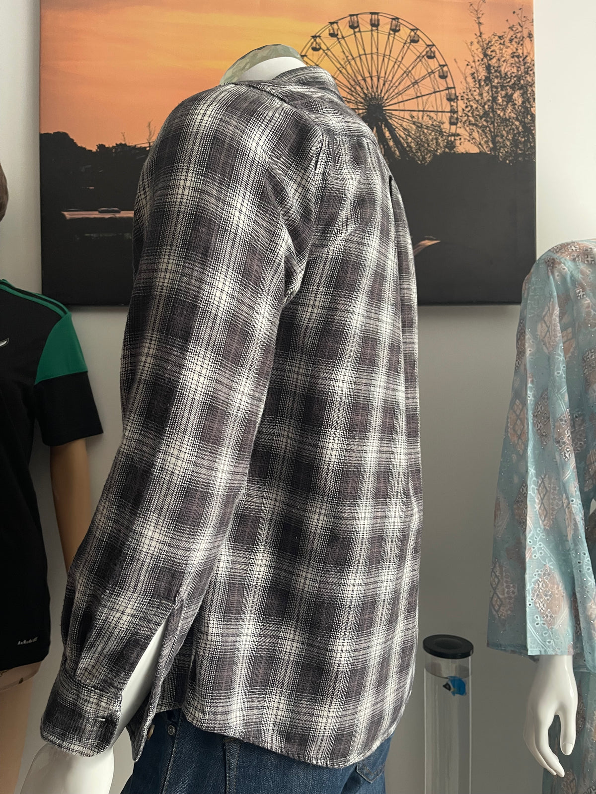 St John’s Bay Checked Cotton Shirt Size M