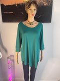 George Emerald Green Long Sleeve Top Size M