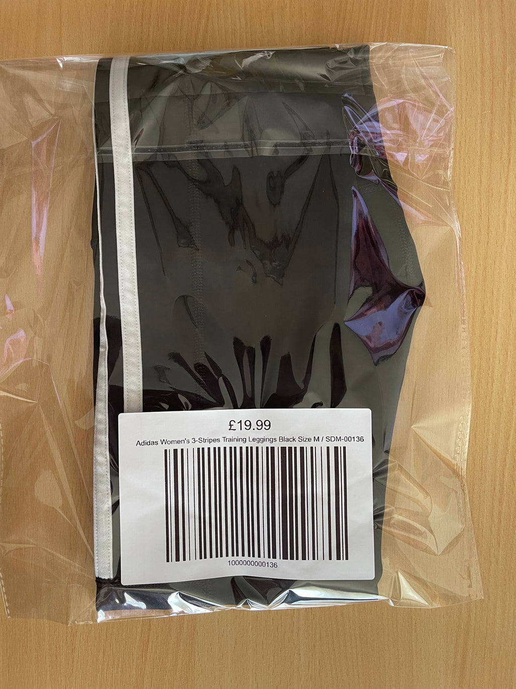 Adidas Women's 3-Stripes Training Leggings Black Size M