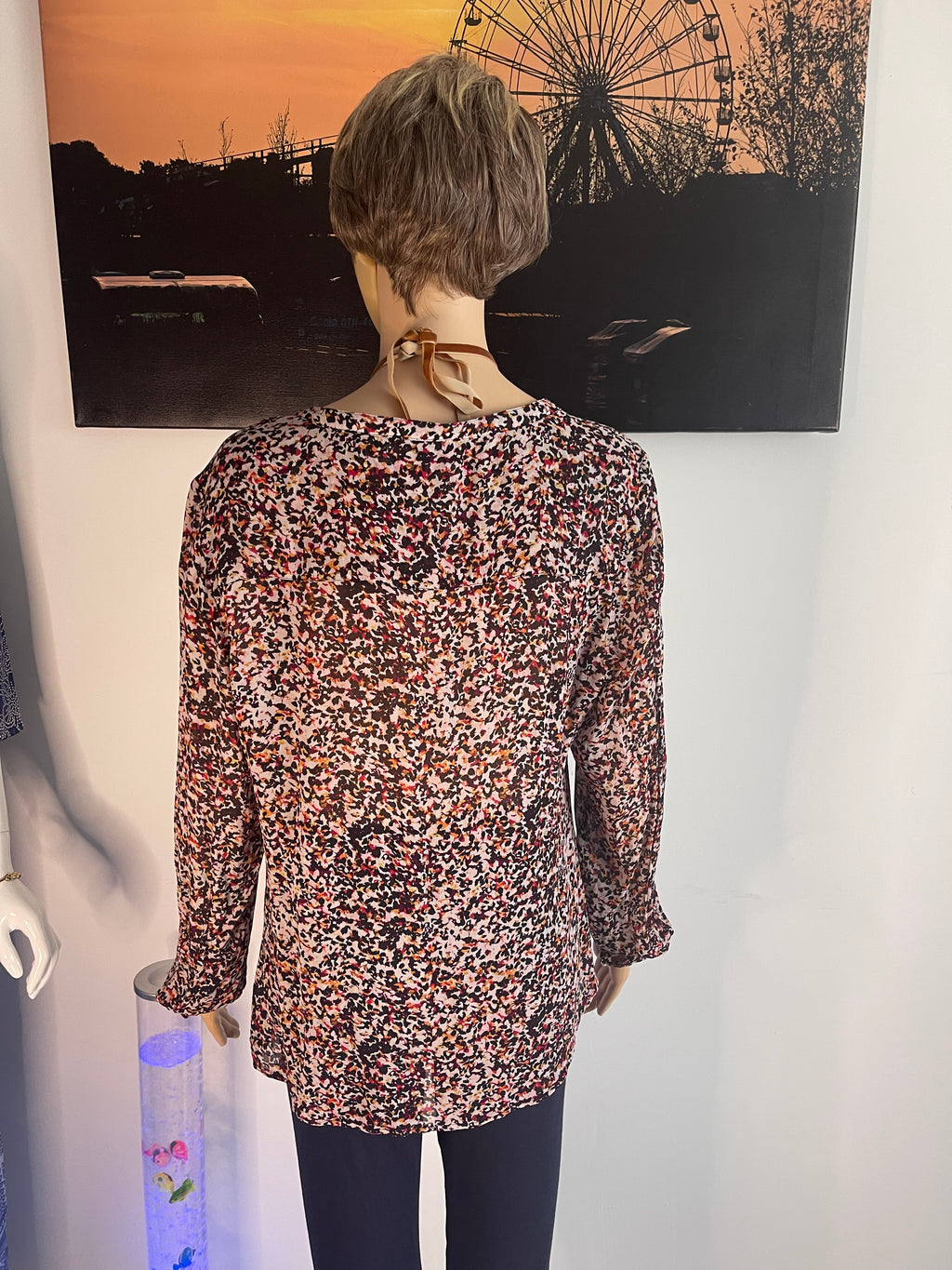 ,Crew Clothing Co Floral Print Blouse UK 14
