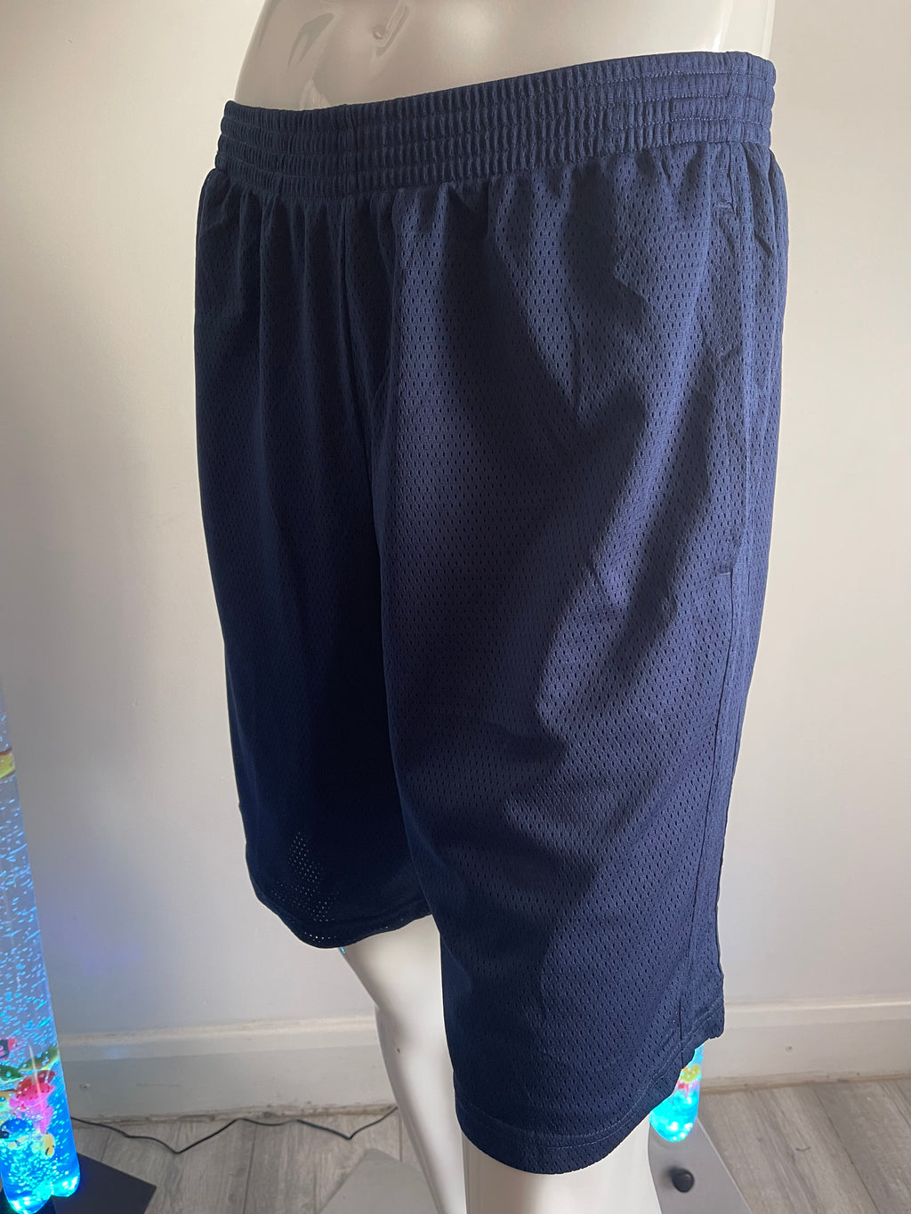 Champion Men's Navy Sports Shorts with Pockets Size L