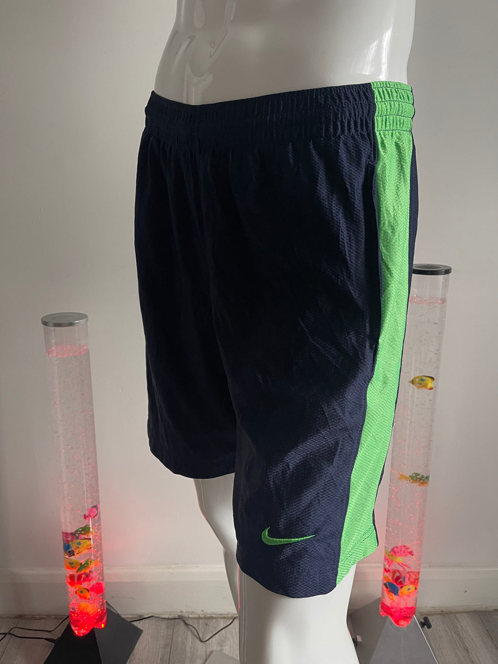 Nike Dri-FIT Shorts Navy/Green M