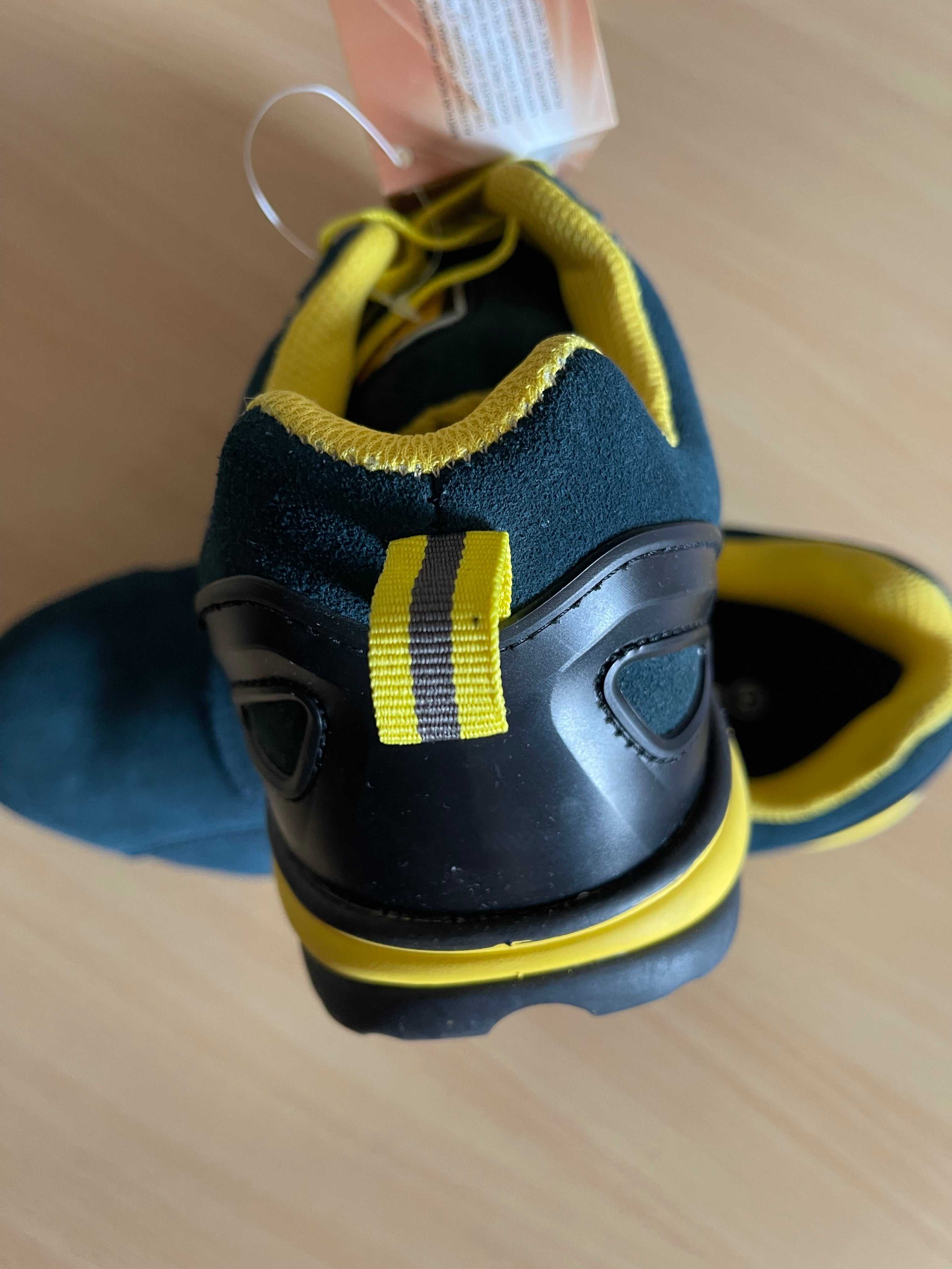 Bartiurn Men’s Safety Work Shoes – Navy & Yellow – EU 46 – New with Tags