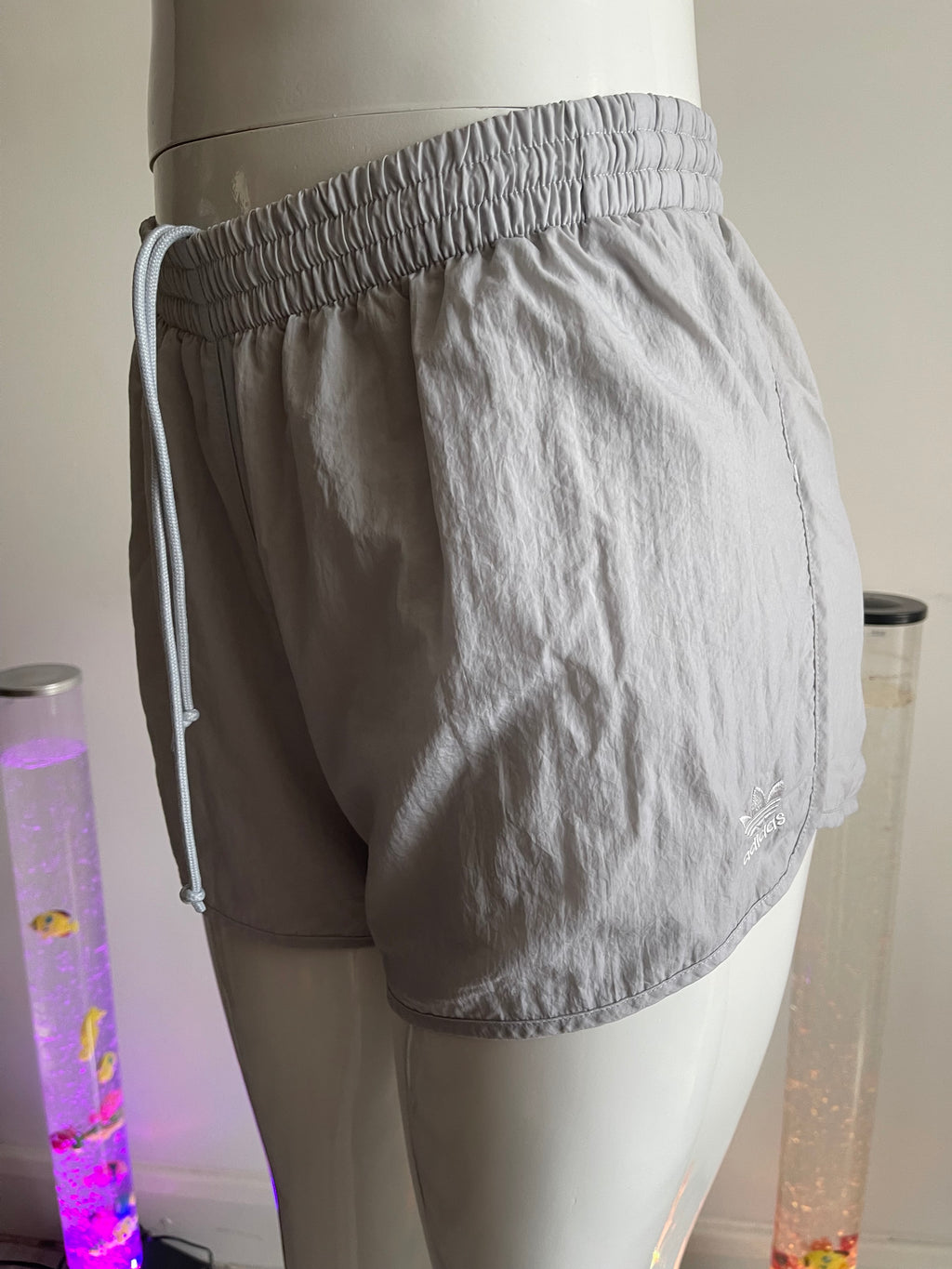 Adidas Women’s Running Sports Shorts Light Grey UK 14