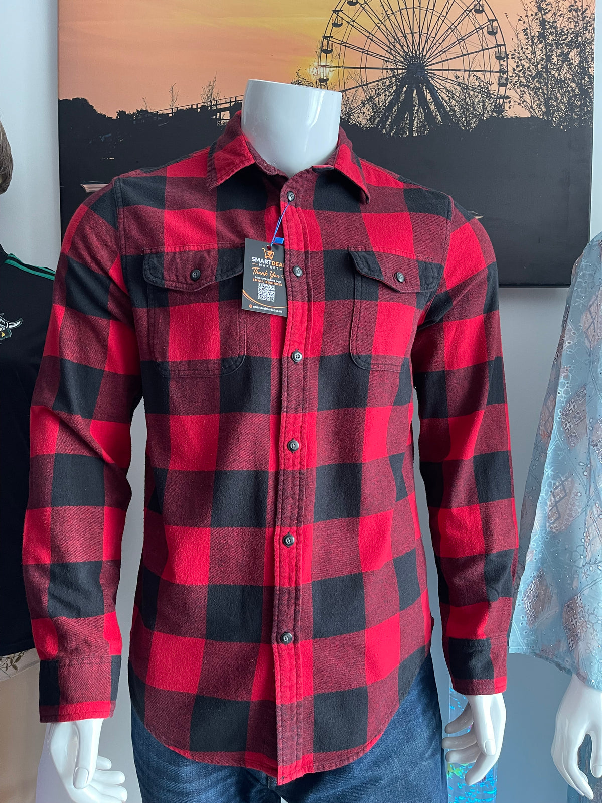 Sonoma Men’s Buffalo Check Shirt Size M