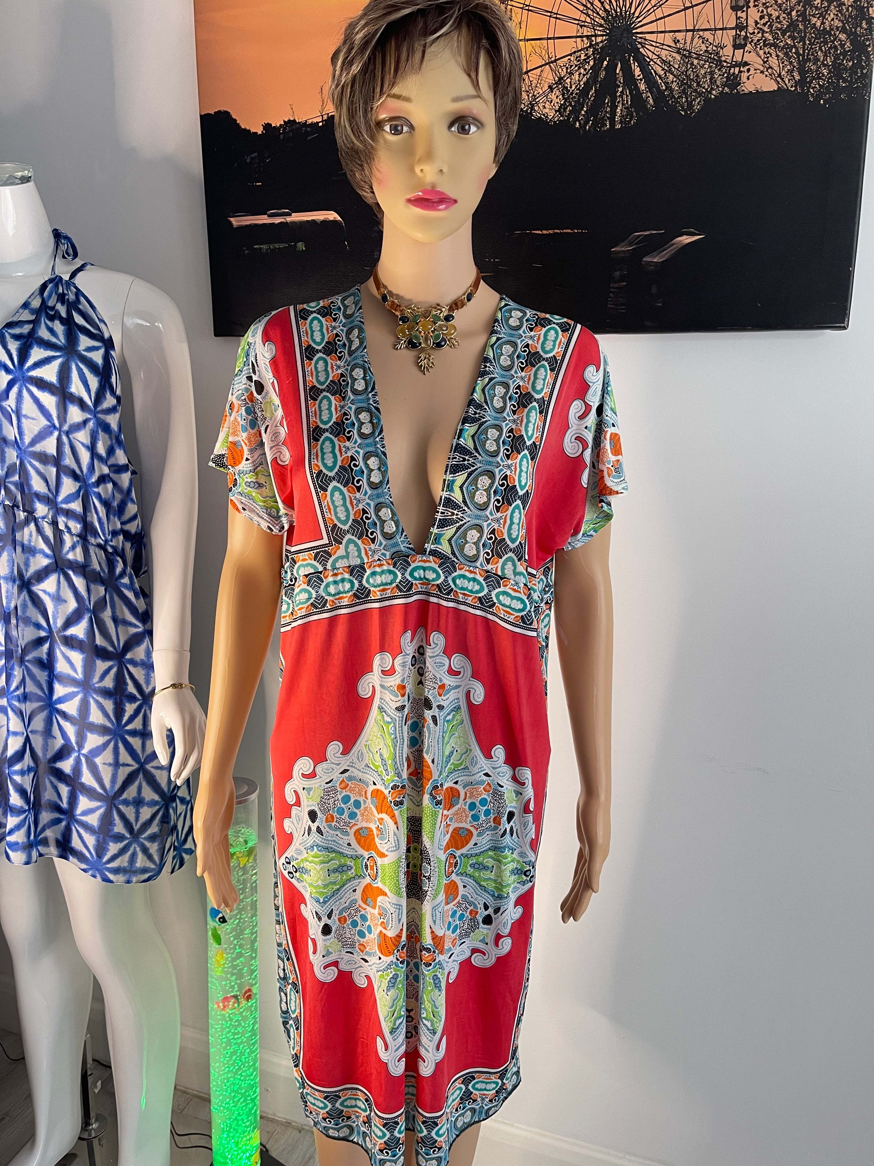 🌺✨ STUNNING BOHO MIDI DRESS ✨🌺
💃 Colourful Summer Festival Style Dress 💃
🎀 UK 12-14 / Size M 🎀