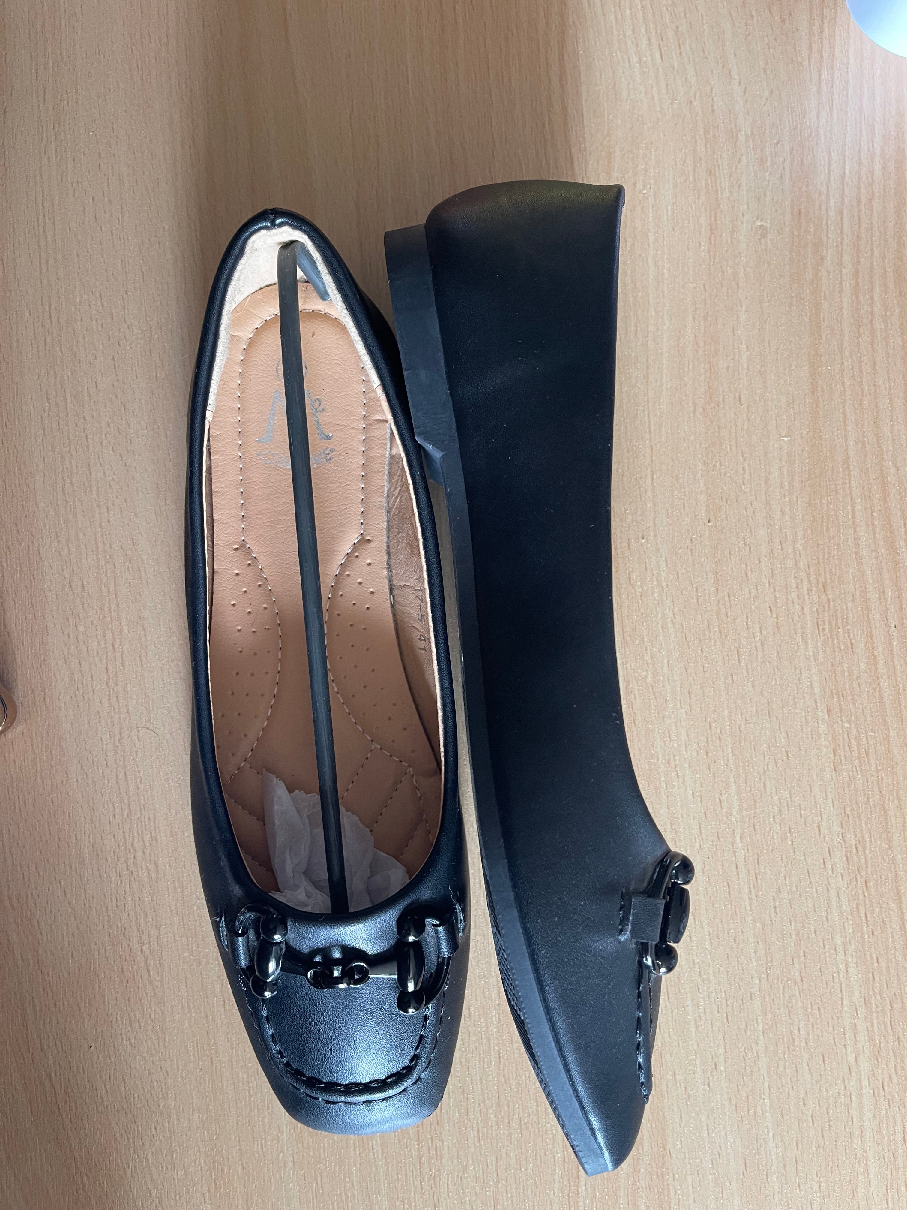 Black Wedge Court Shoes Size EU 41 – New