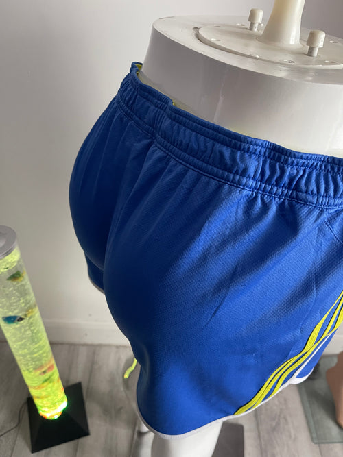 Adidas Women's Running Shorts Blue UK 12-14