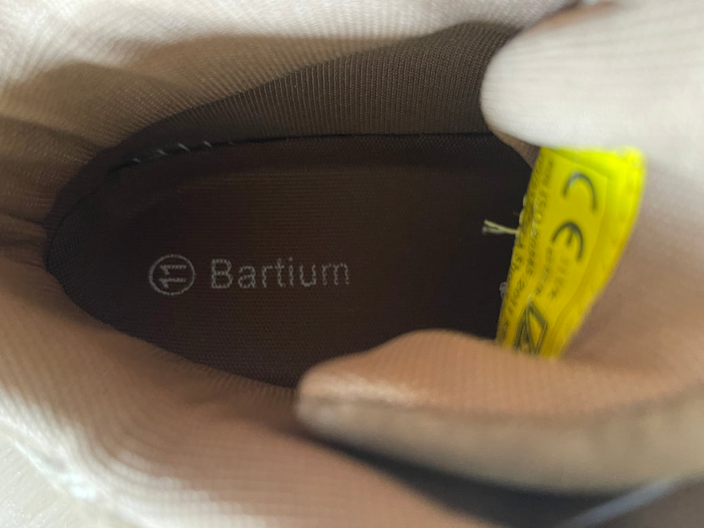 Bartium Men’s Safety Work Boots – Brown Suede – UK 11 – Brand New