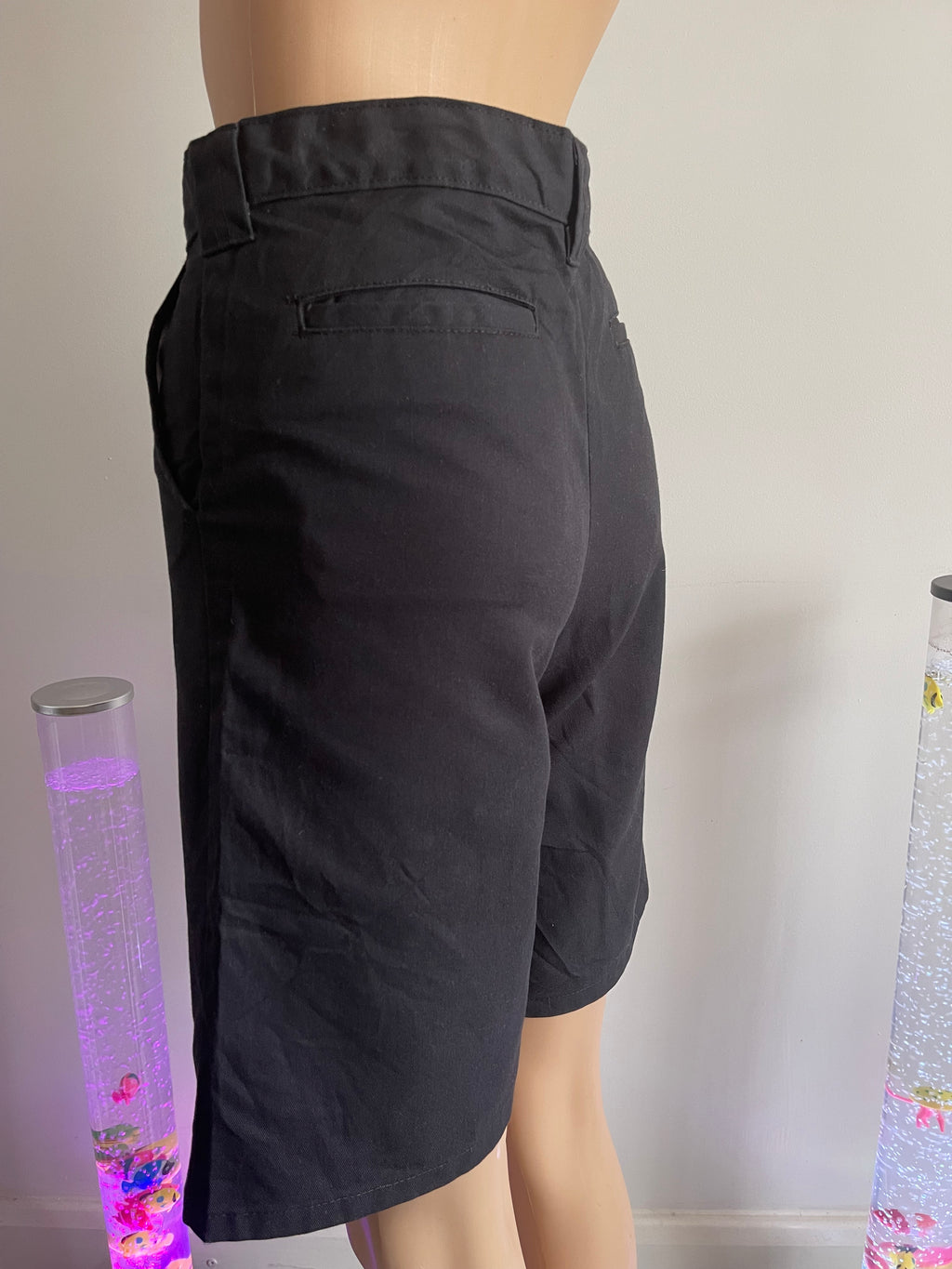 Dickies Women’s Work Shorts Size 14 Regular – Black – With Pockets