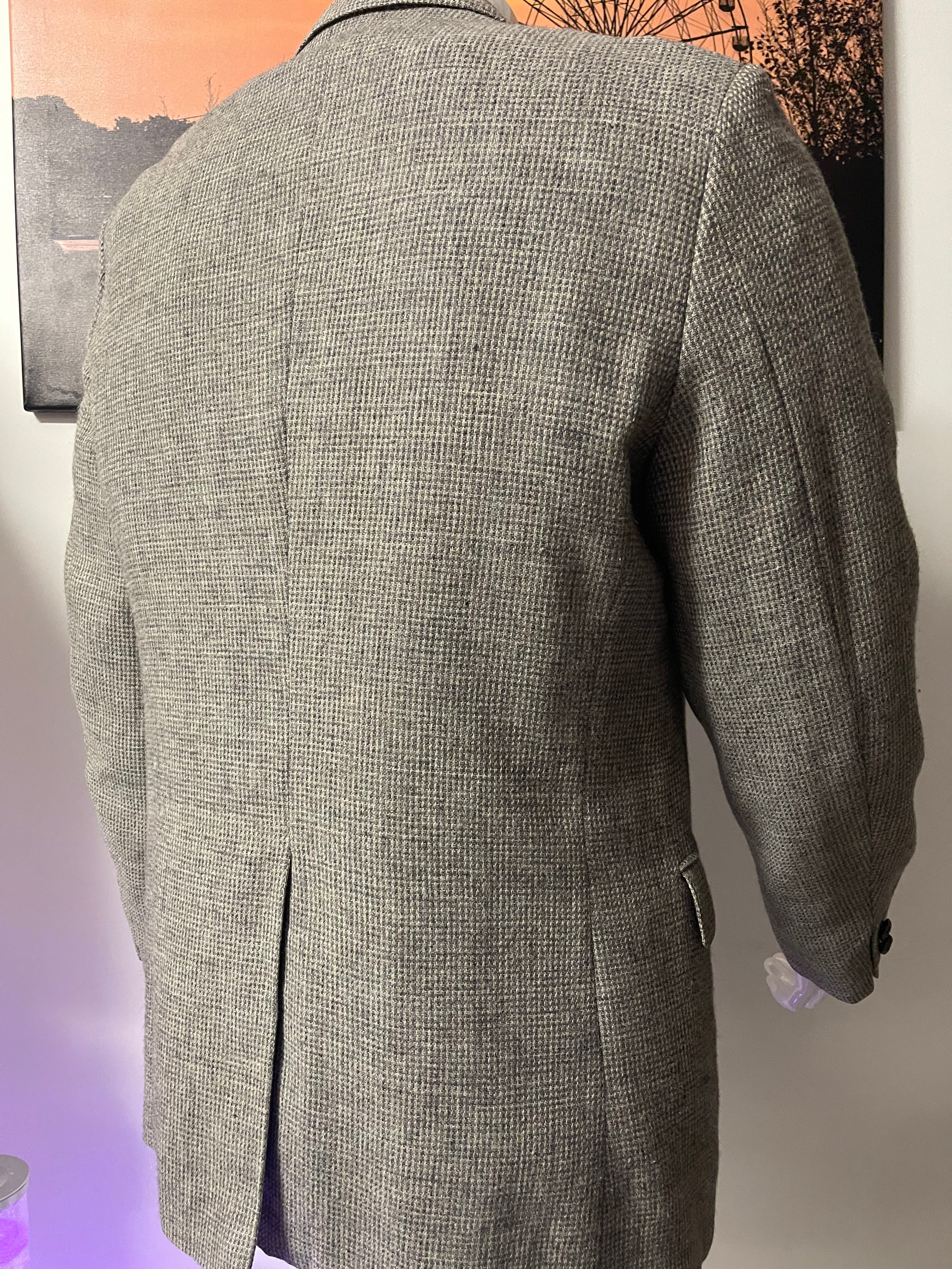 Witty Brothers Grey Wool Blend Blazer Jacket XXL 54 Smart Formal