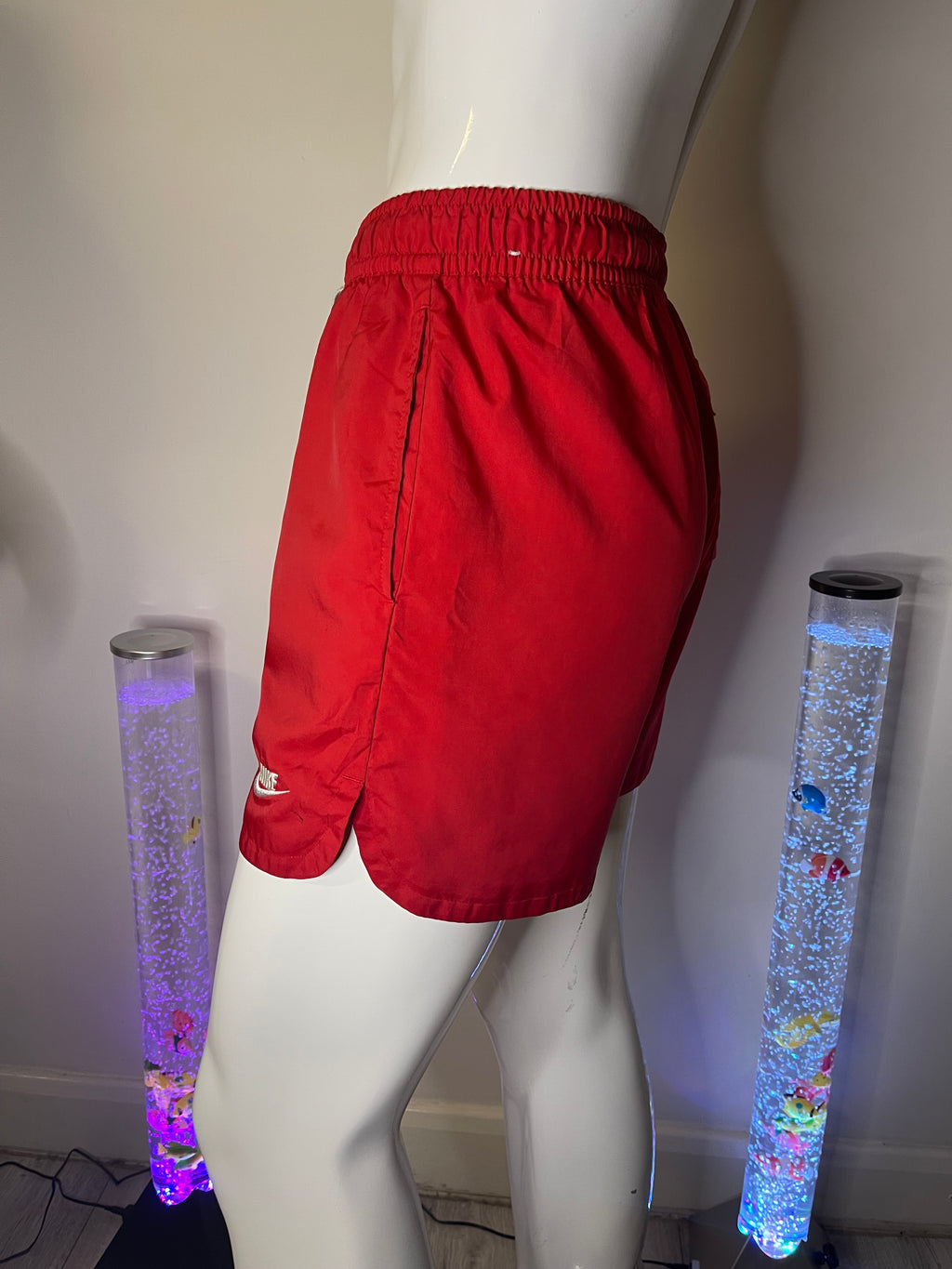 Nike Men's Red Shorts with Pockets – Size M