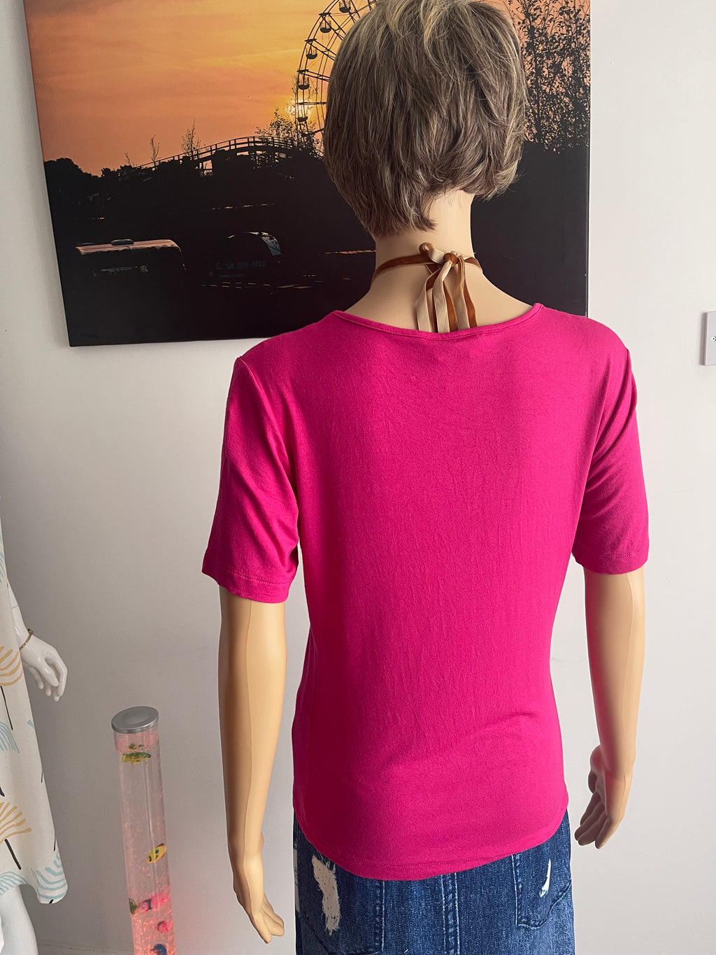 Classic Women's Pink T-Shirt UK 12