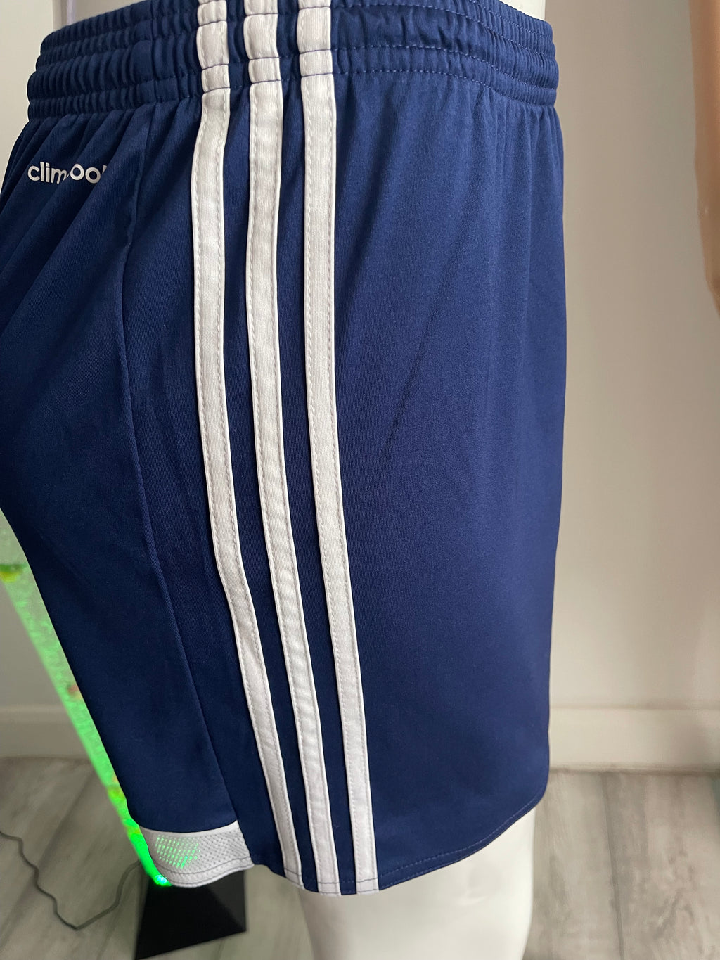 Adidas Women's Navy Sports Shorts UK 12 / EU 38