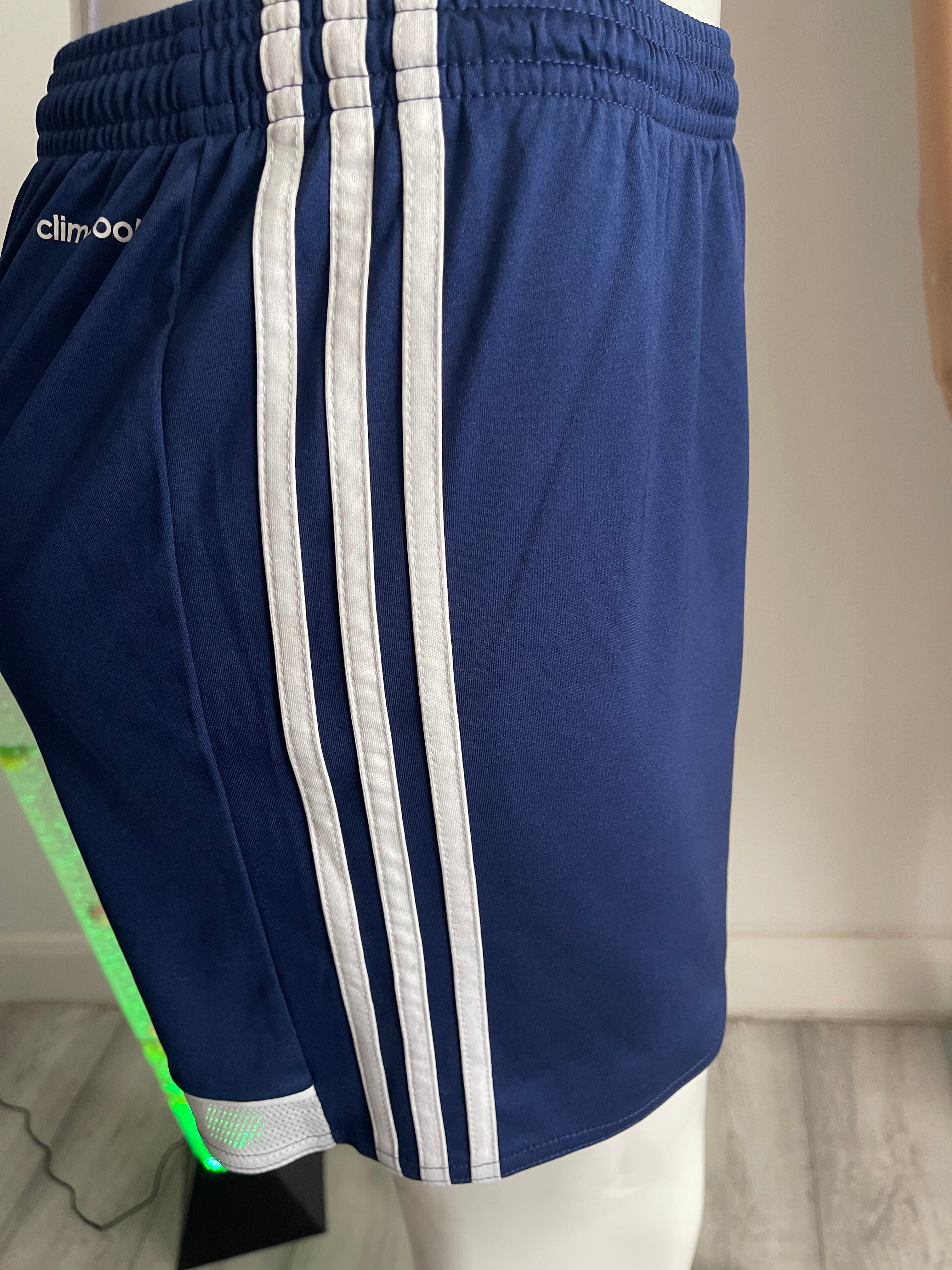 Adidas Women's Navy Sports Shorts UK 12 / EU 38