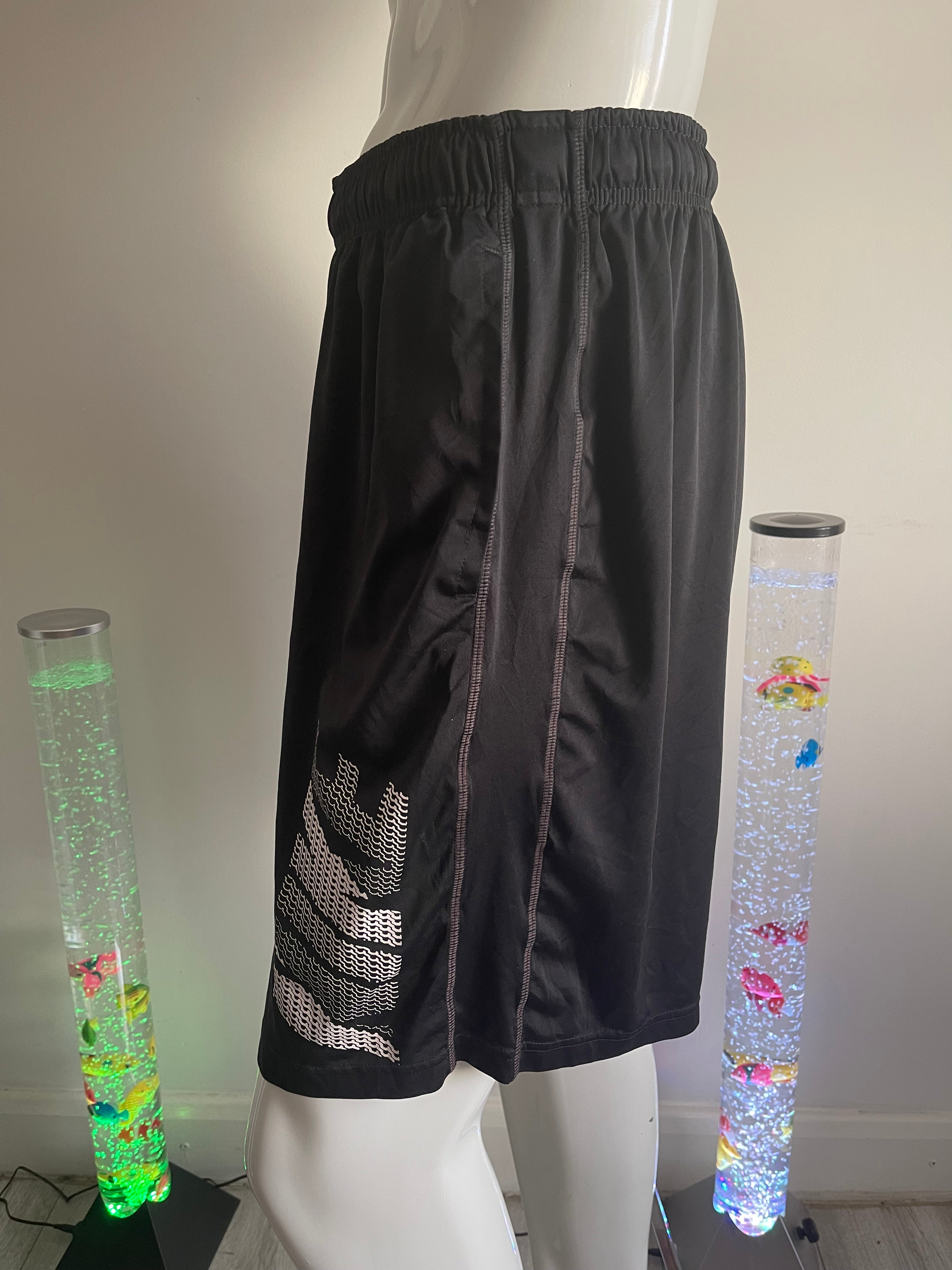 Nike Men's Black Sports Shorts with Pockets – Size L