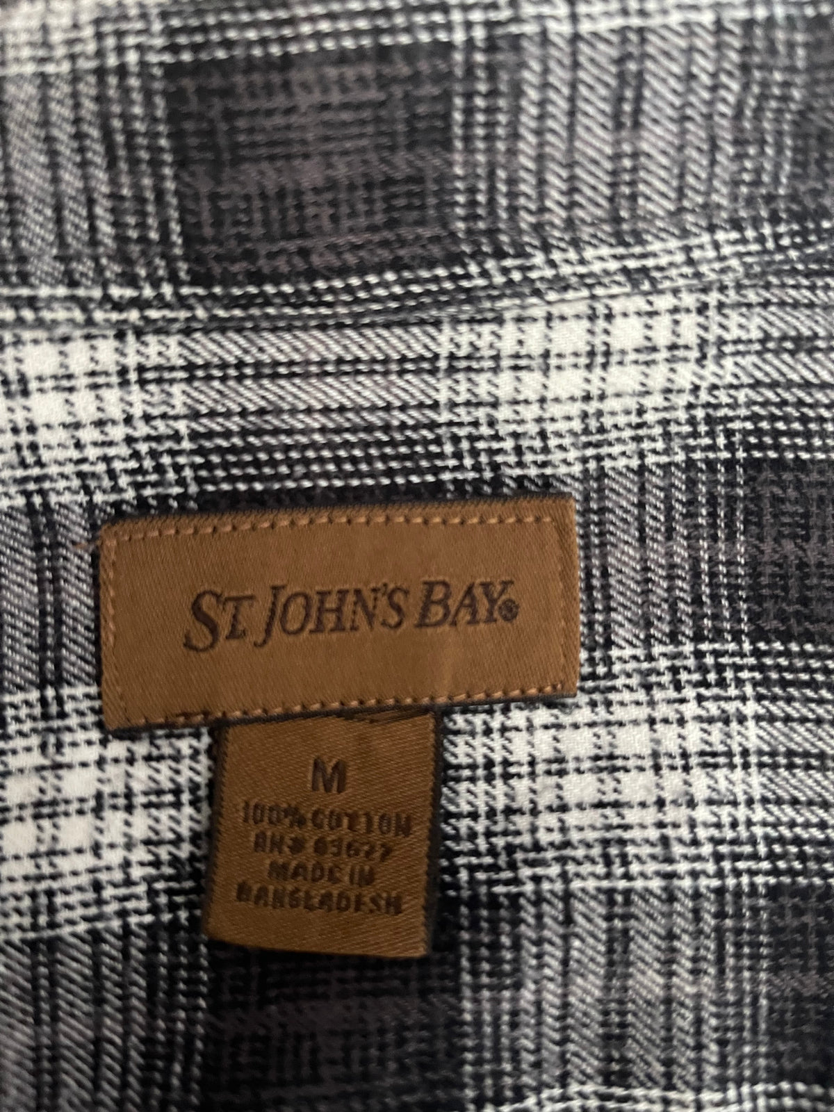 St John’s Bay Checked Cotton Shirt Size M