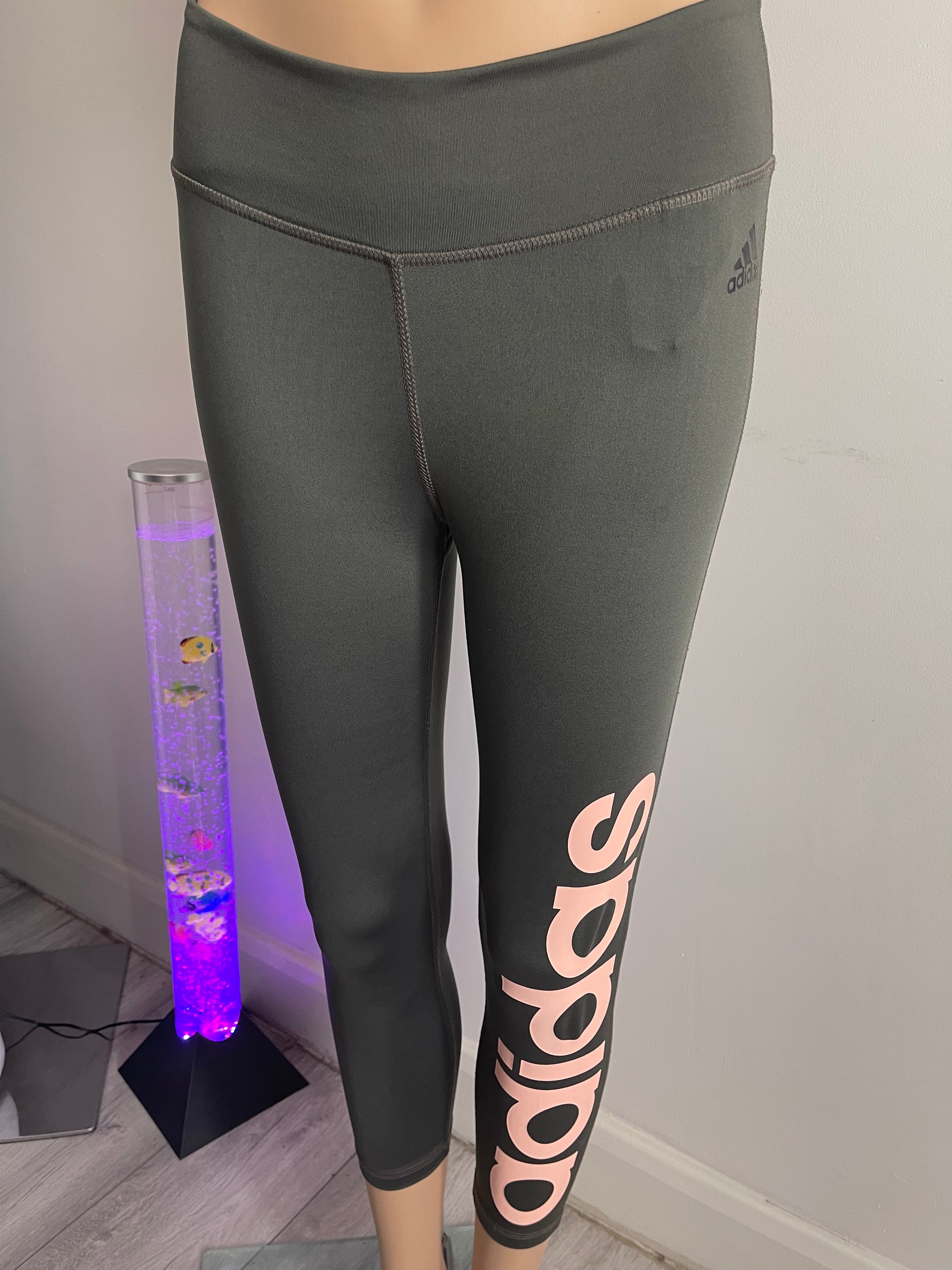 Adidas Climalite Women's Khaki Leggings – Size S