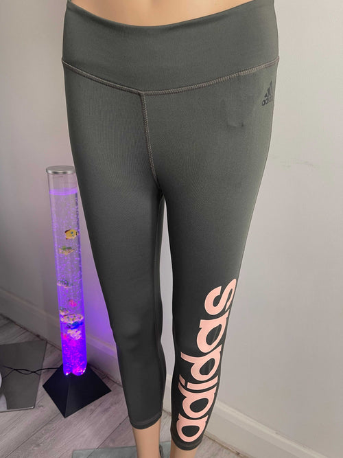Adidas Climalite Women's Khaki Leggings – Size S