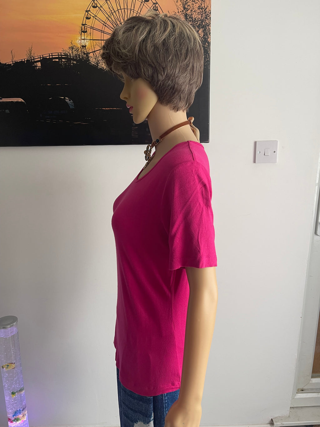 Classic Women's Pink T-Shirt UK 12