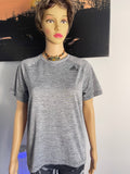 Adidas Climalite Women's Training T-Shirt Grey Size S