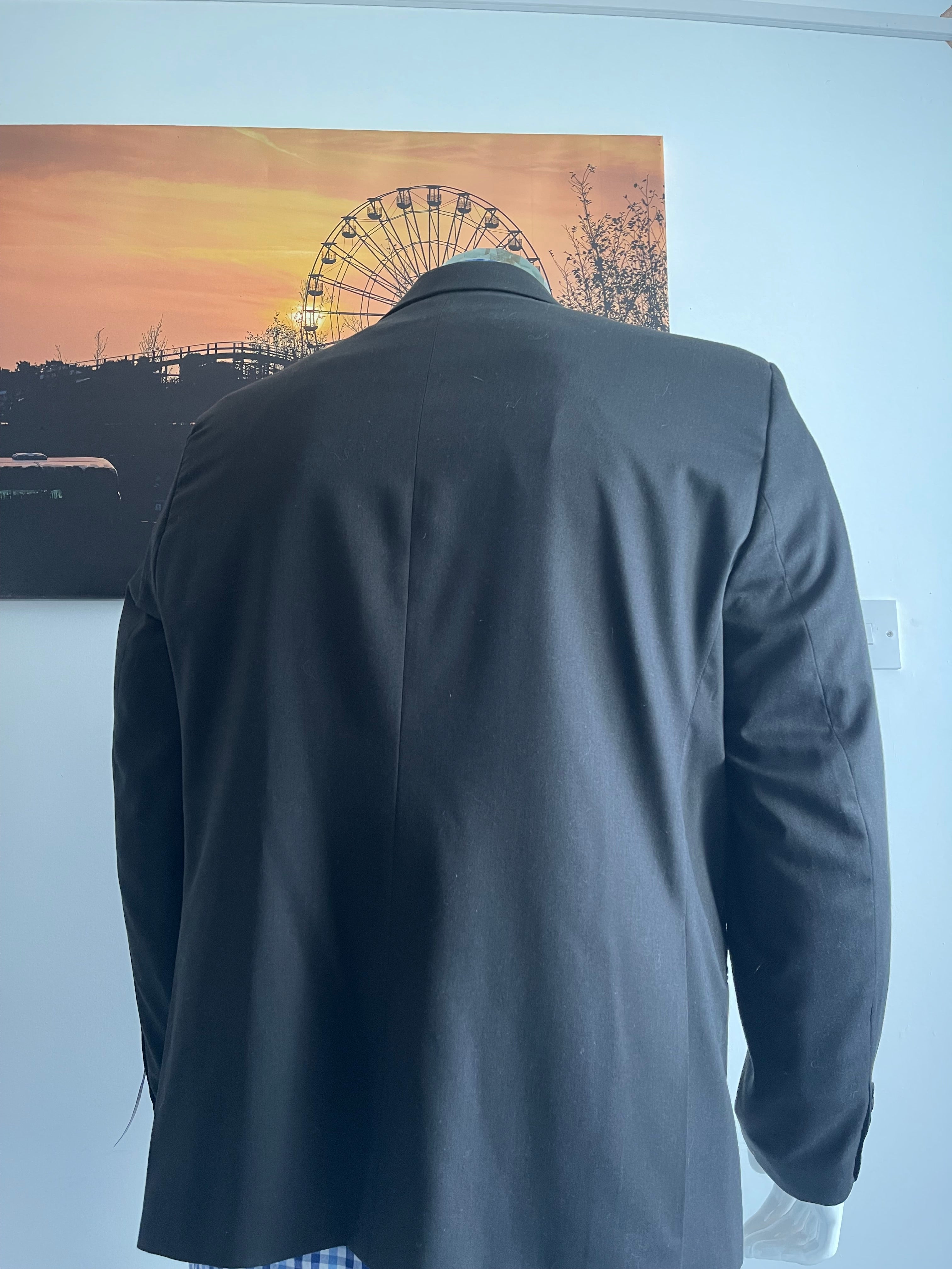 DASPI Slim Fit Wool Blend Suit Jacket 54 New With Tags