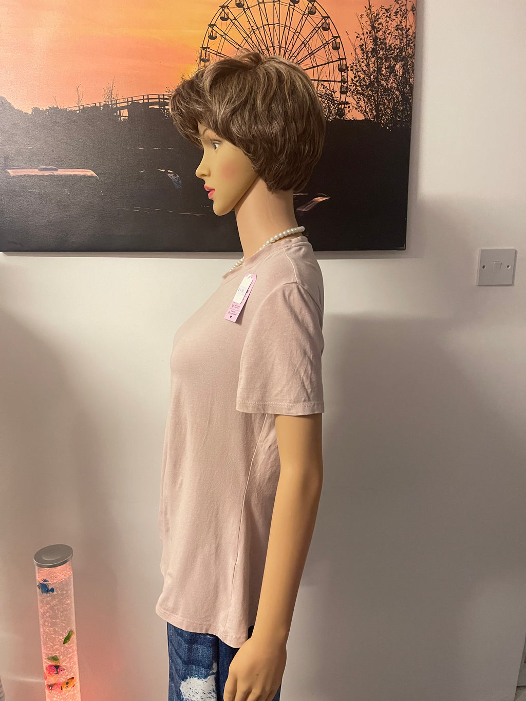 Primark Women's T-Shirt Pink Size M