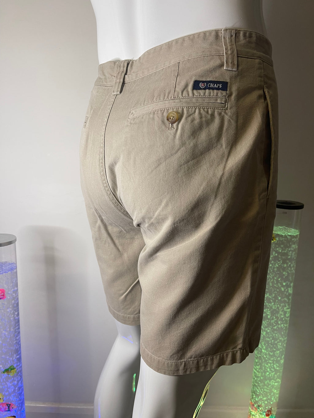 CHAPS Men’s Chino Shorts W31 Beige