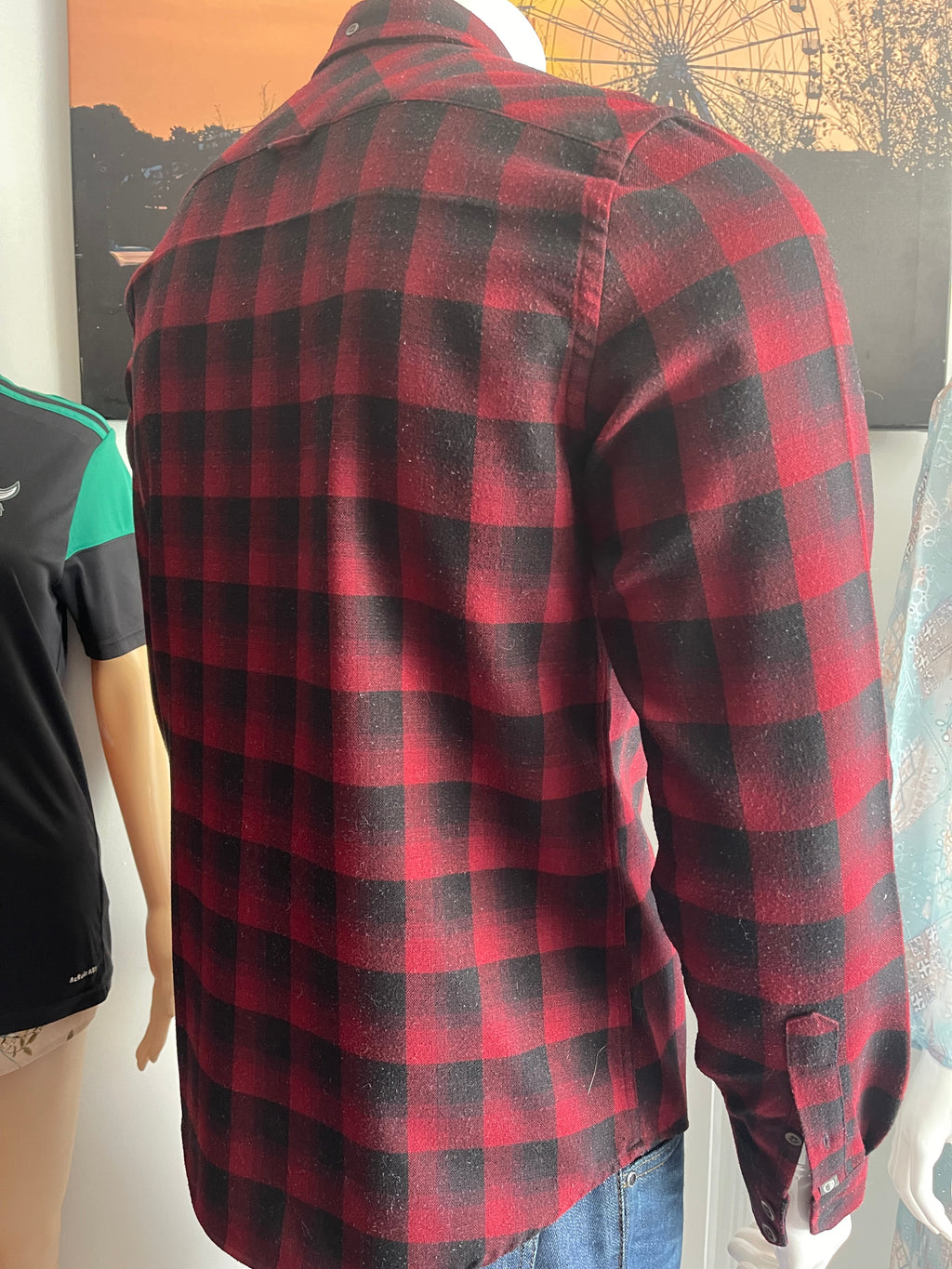 Plectrum by Ben Sherman Men’s Check Shirt Size M