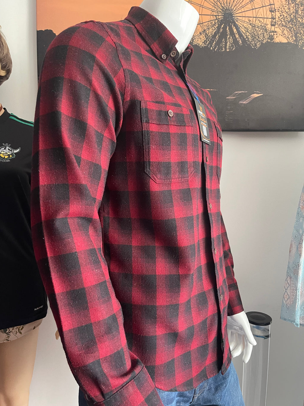 Plectrum by Ben Sherman Men’s Check Shirt Size M