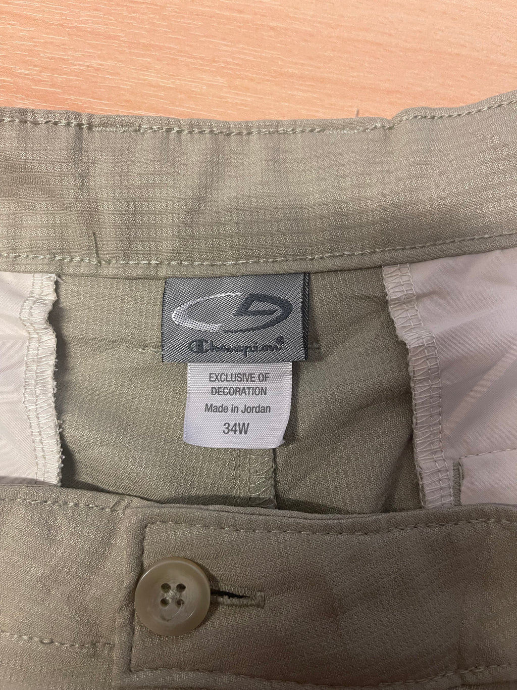 Titlu: C9 by Champion Men’s Performance Chino Shorts W34 Khaki
