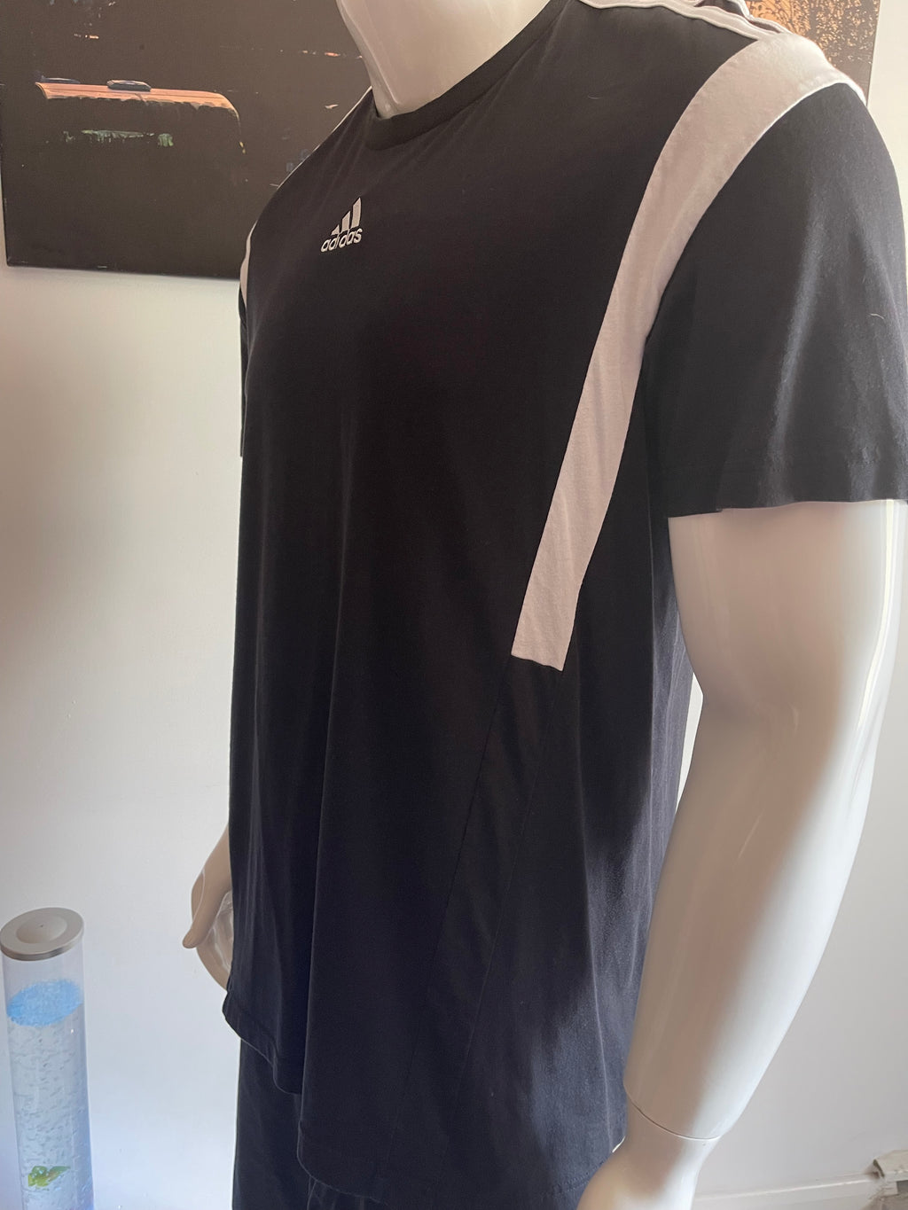 Adidas Black Sports T-Shirt L